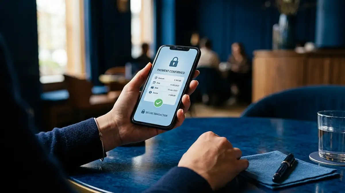 Sichere mobile Aplauz-Zahlung
