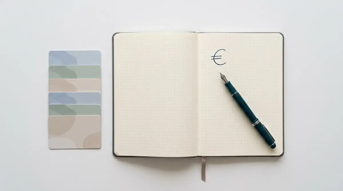 Notizbuch und Stift als Symbol für Bonus-AGB-Lesen