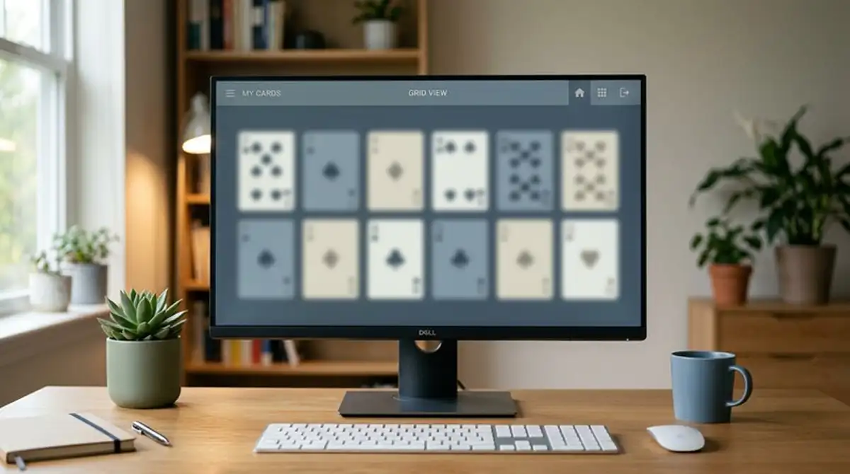 Übersichtliche Kachel-Ansicht kleinerer Casino-Plattformen auf einem Monitor
