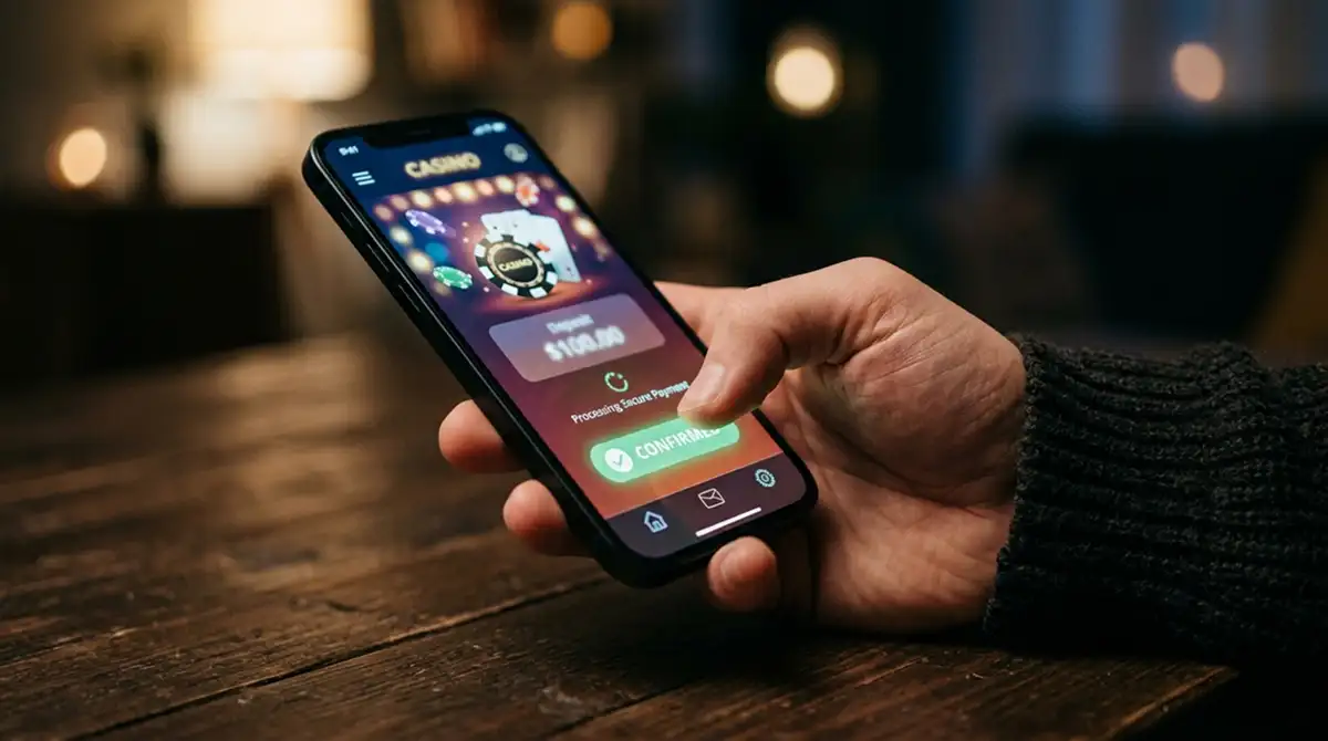 Mobile Casino-Einzahlung