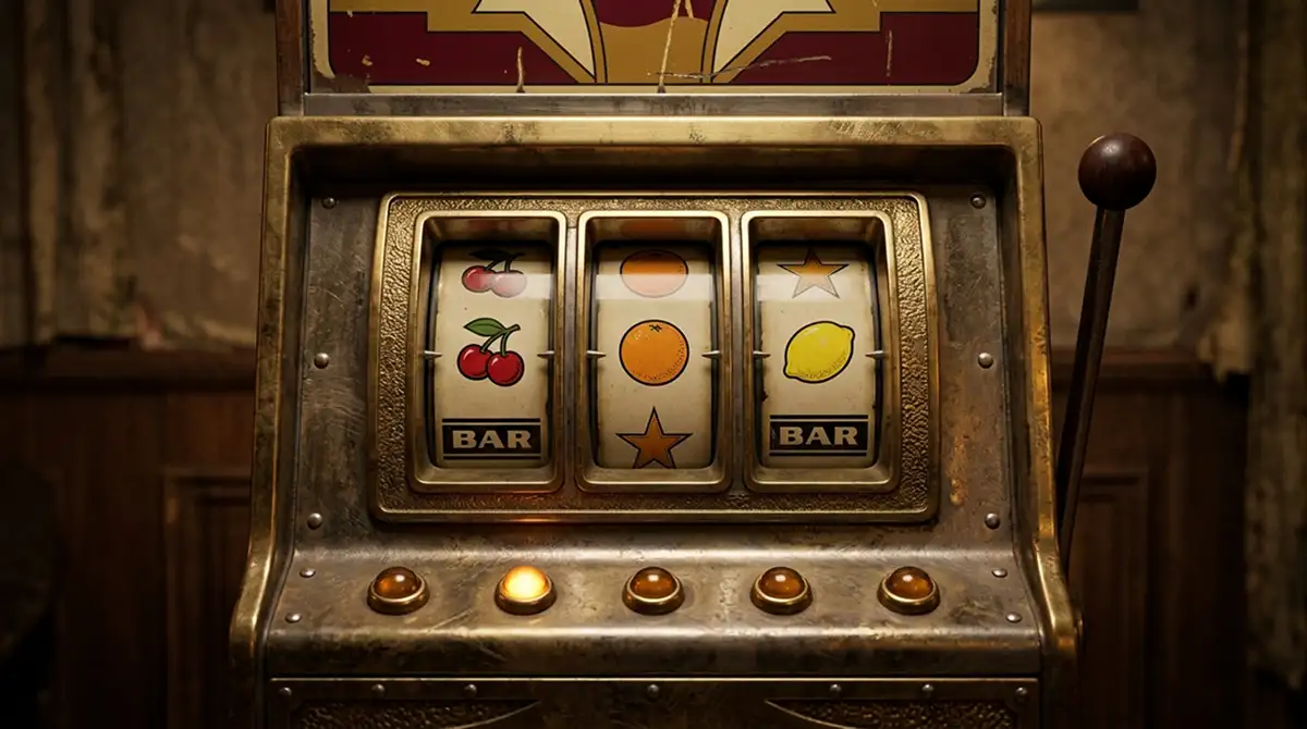 Klassischer Spielautomat mit fünf Gewinnlinien für Fünf-Cent-Einsätze