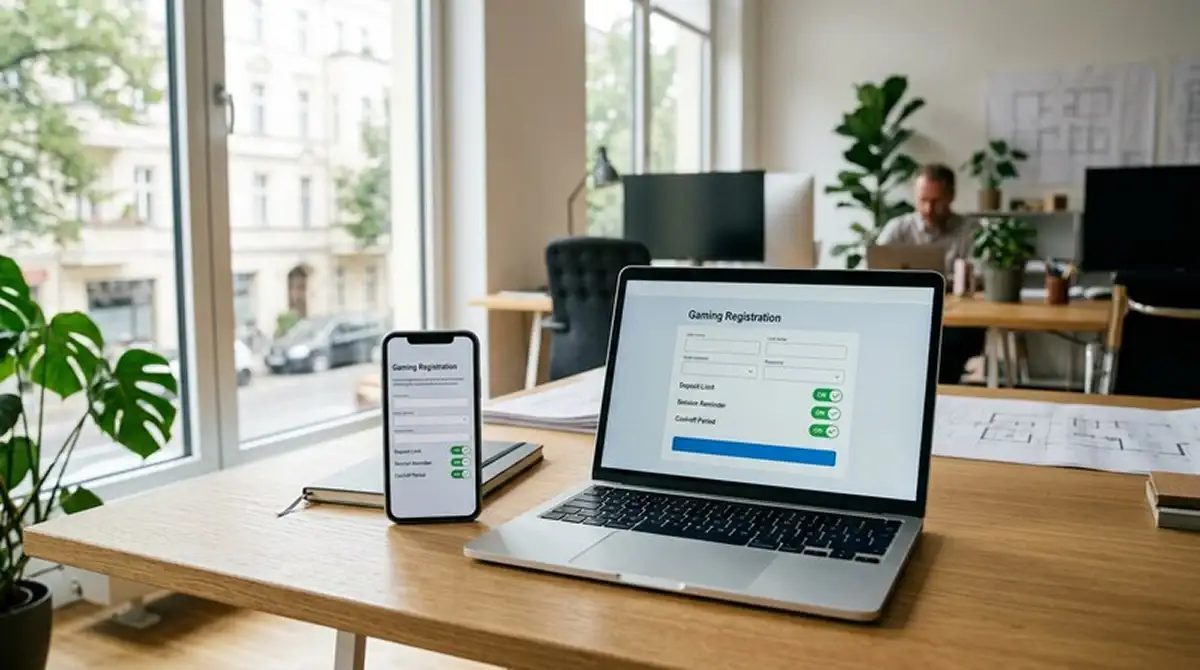 Mobiler Browser mit neutraler Casinoanmeldung und Schutzoptionen